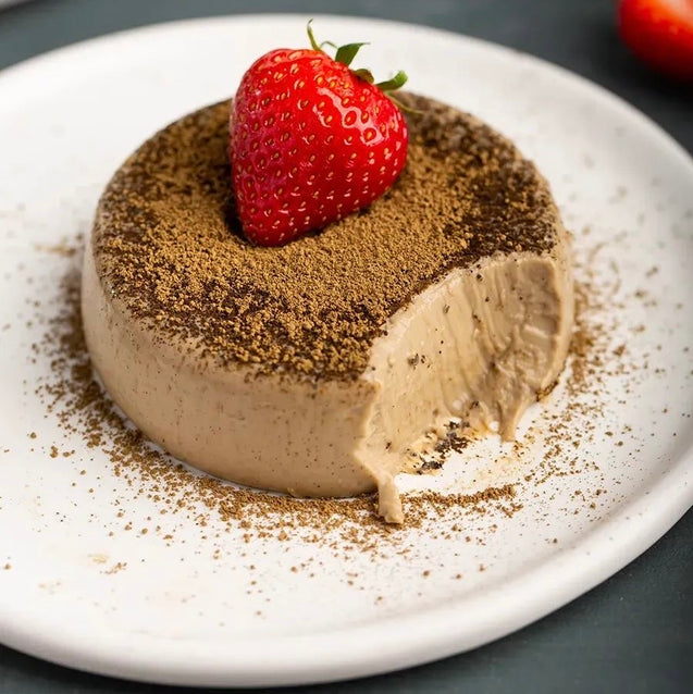 Hojicha Panna Cotta
