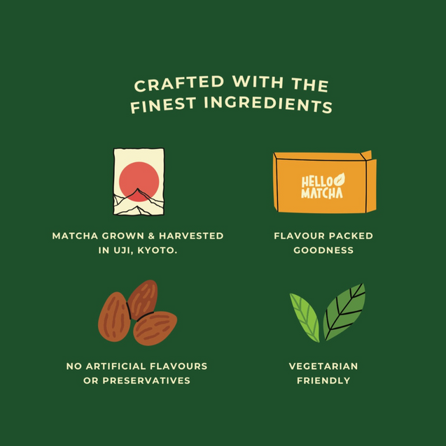 Matcha Almonds Facts