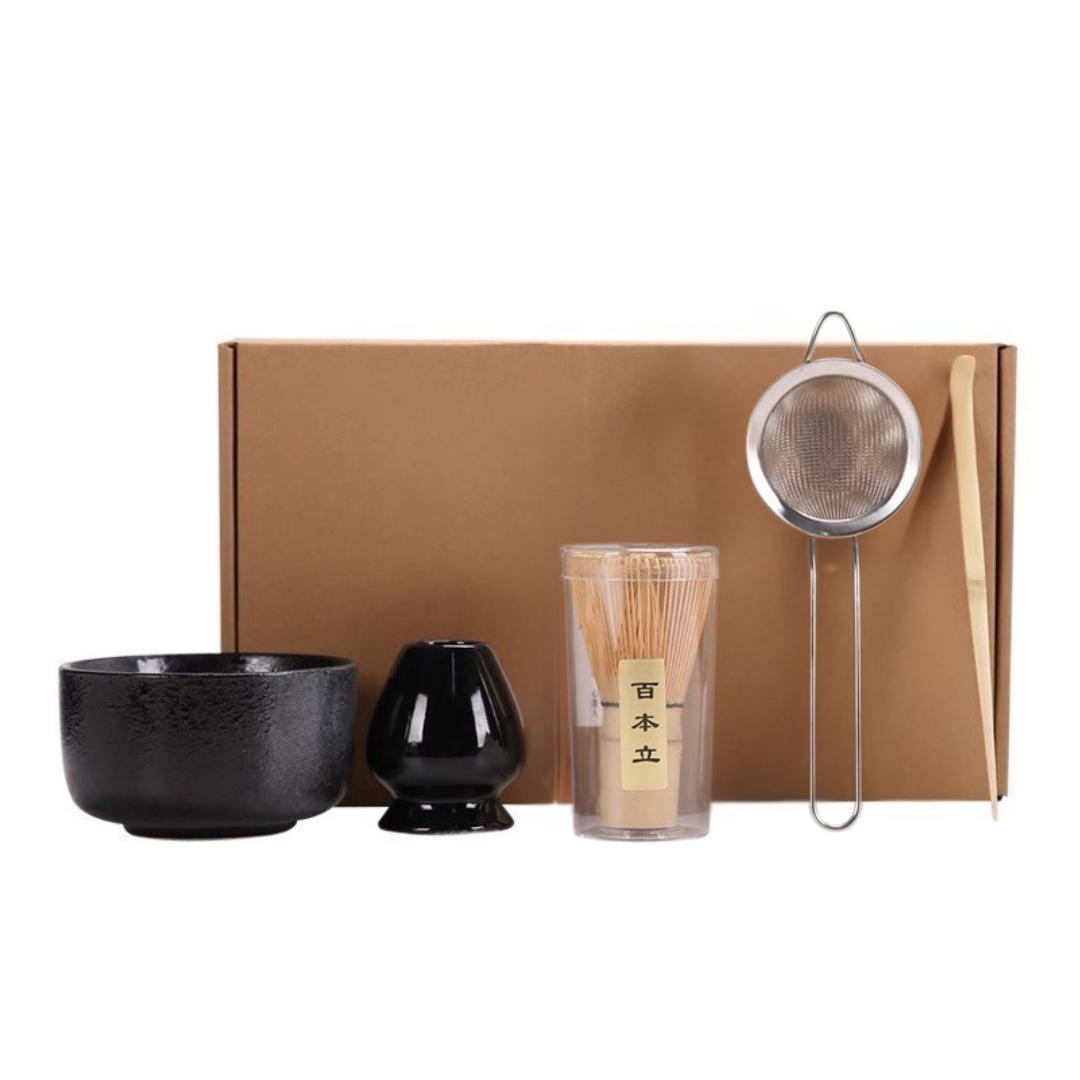 Matcha Set (6 Piece) - Midnight Black