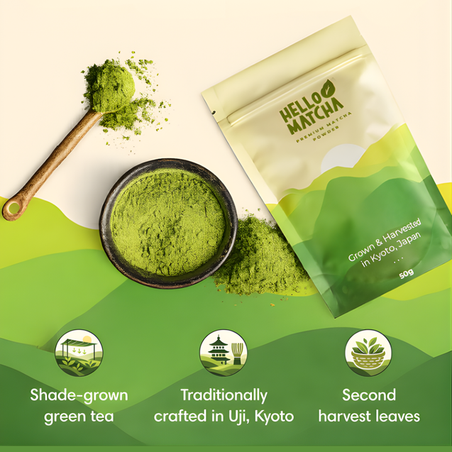 Premium Matcha Powder - Luxury Matcha Powder – Hello Matcha