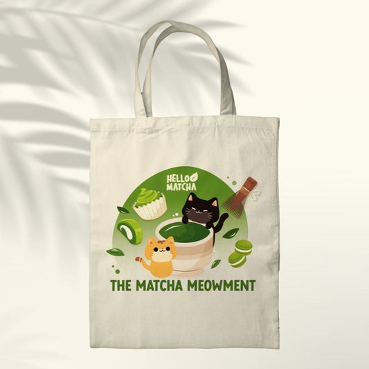 The Matcha Meowment Tote