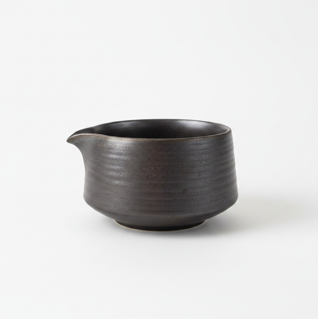 Dark Bronze Matcha Bowl Studio Photo