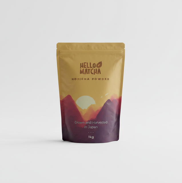 Hello Matcha Hojicha Powder – Wrinkle-Free Studio Photo