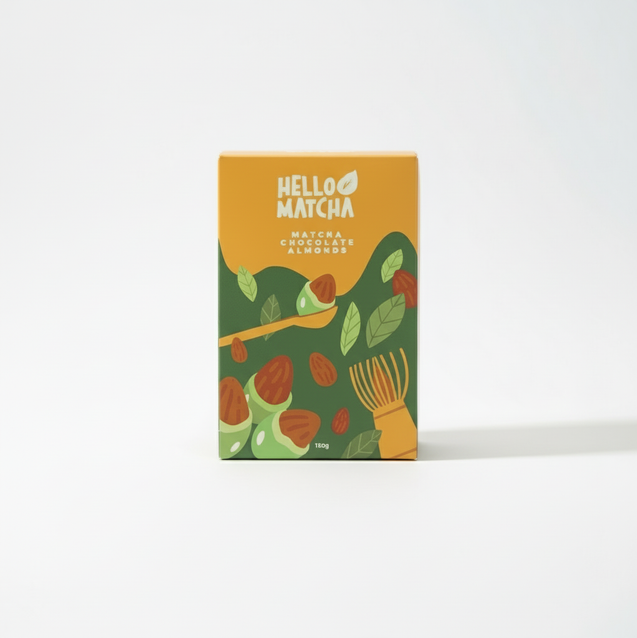 Matcha Chocolate Almonds Box Only